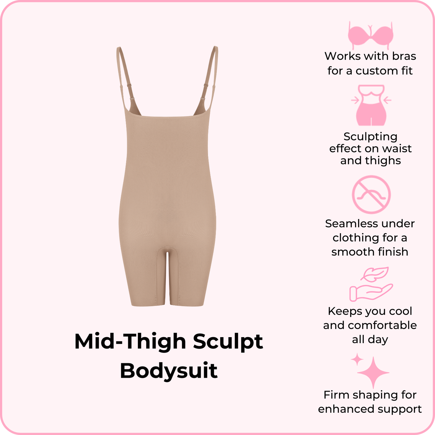 Mid-Thigh Sculpt Bodysuit